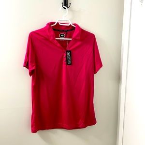 I am selling a polyester top in large.